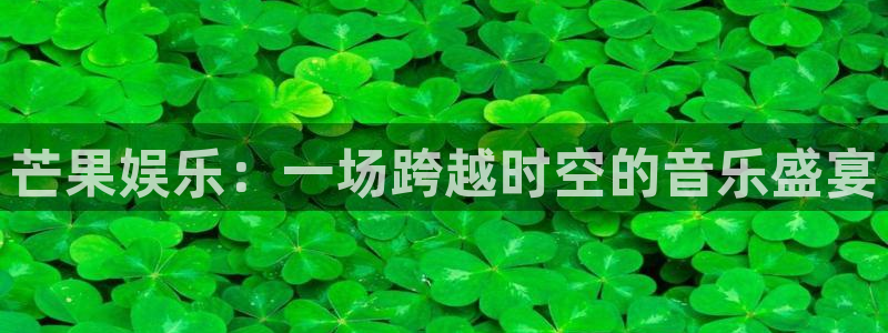 U8国际电子有限公司：芒果娱乐：一场跨越时空的音乐盛宴